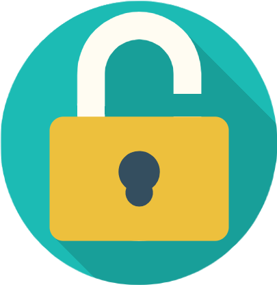 open padlock